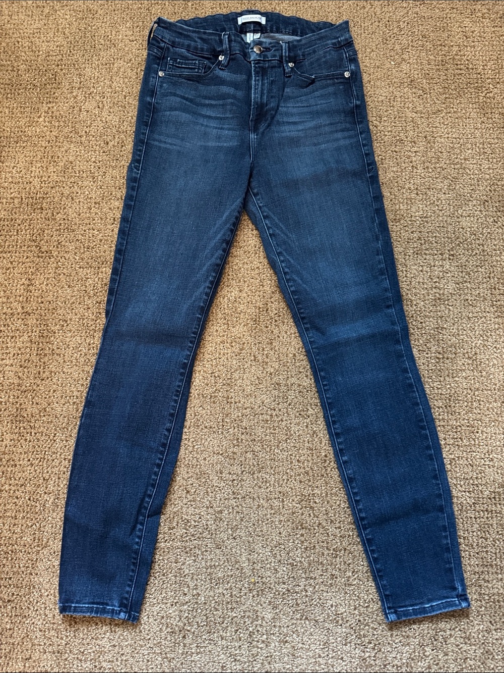 Good American Women's Skinny Jeans in Dark Wash Blue